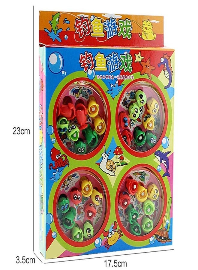 Quasar Magnetic Fishing Sea Animals Cartoon Shape Game Educational Non Toxic Eco-Friendly Function Fish catching Game for Kids Best for Gift - Multicolor - Image 4